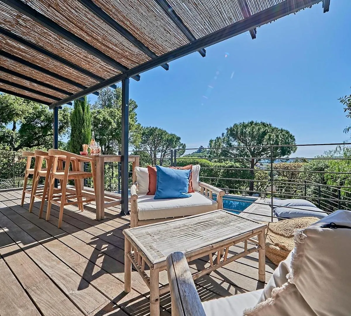 Villa Castel-3 Chambres-Piscine-Golfe De Saint-Tropez Grimaud Frankreich